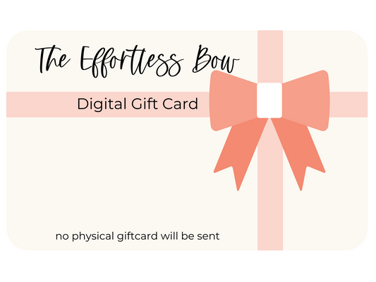 The Effortless Bow gift cards