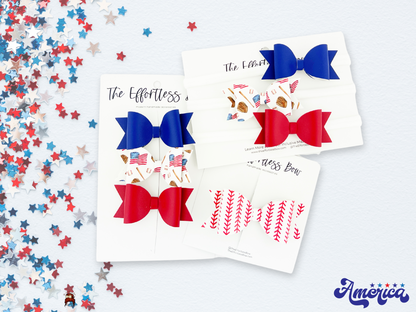 American Baseball Bows -SALE