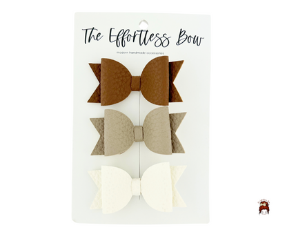 NEUTRAL TRIO BOWS - SALE