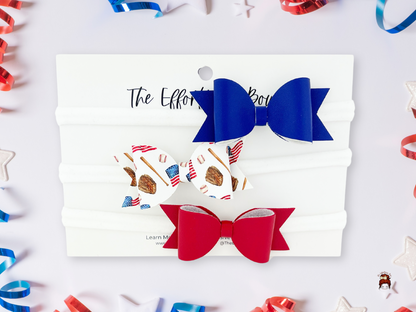 American Baseball Bows -SALE